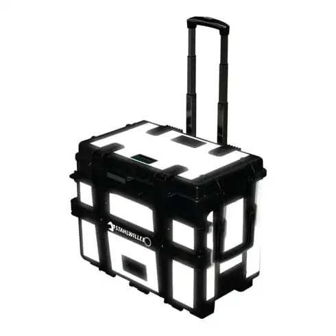 13217 Coffre à outils à roulettes Nr. 13217 TS RF; 5 Schubladen, tiefschwarz (mit Reflektorfolie)