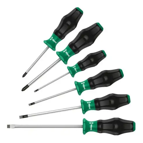 1334/6 Jeu de tournevis Kraftform Comfort, 6 pièces