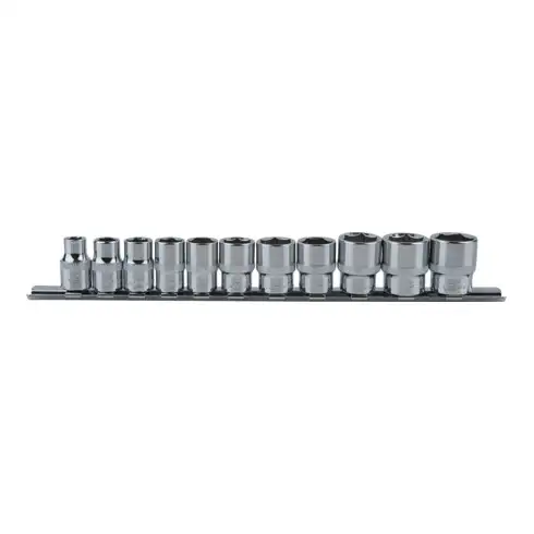 3/8" CHROMEplus Jeu de douilles 12 pans, 11 pcs. 8-19 mm