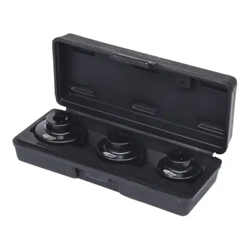 3/8" Jeu de cloches filtre à huile, 3pcs.