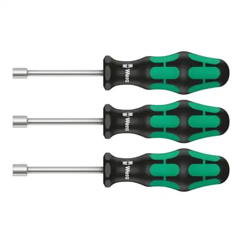 395 HO/3 Jeu de tournevis creux à douille, 3 pièces