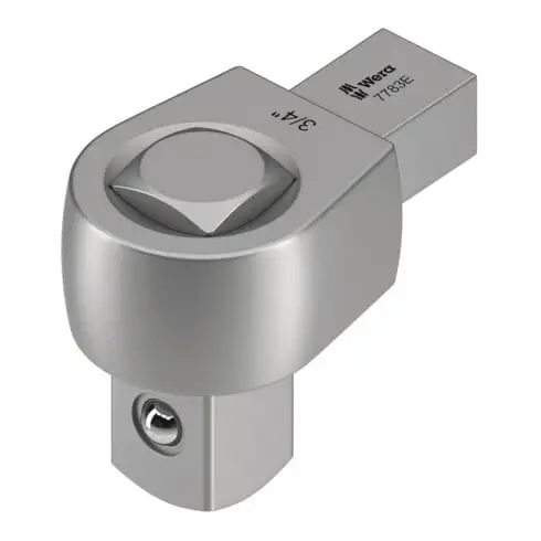 7783 E Carré traversant interchangeable, 3/4" x 70 mm