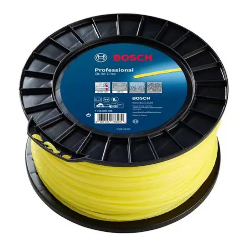 Accessoires pour débroussailleuses sans-fil Fil de fauchage silencieux (3,0 mm x 166 m)