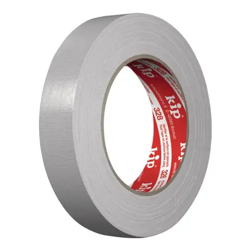 Adhésif toilé extra 328 gris clair L. 25 m l. 25 mm Rouleau KIP