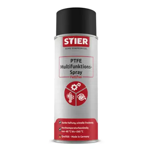 Aérosol multifonction PTFE sans graisse STIER 400 ml