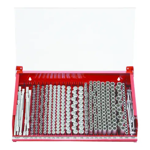 Afficheur KS Tools 1/4"' à écrou enfichable, 379 pièces