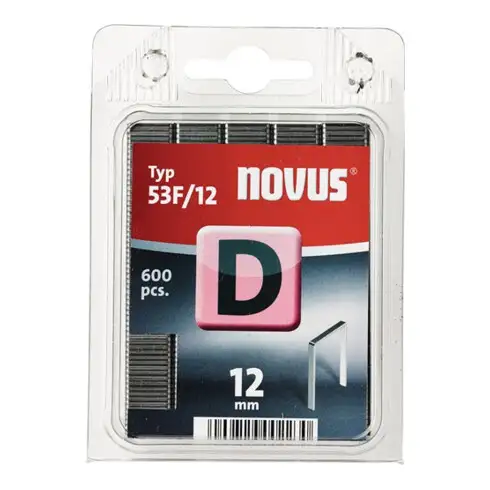 Agrafe à fil d'acier plat 53 F largeur de l'agrafe 11,3 mm 12 mm 1,25 mm 600 un.