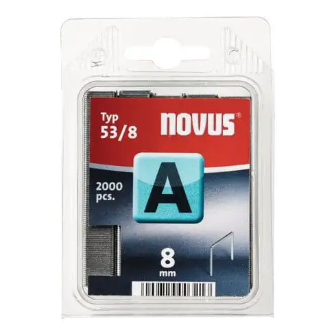 Agrafe FEIN 53 largeur de l'agrafe 11,3 mm 8 mm 0,75 mm - 2000 un. NOVUS