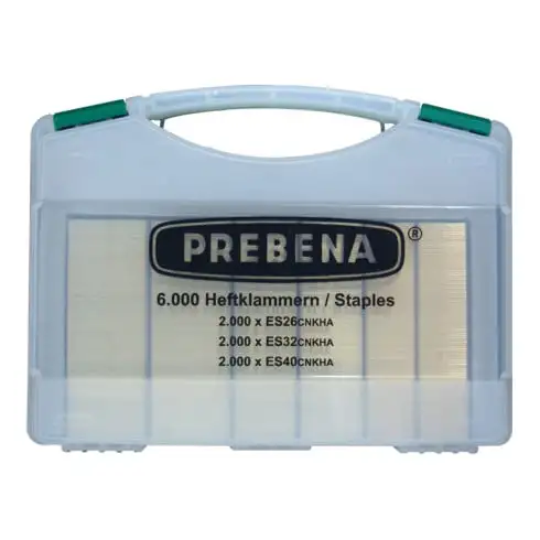 Agrafes Prebena type ES dans l'étui artisanal ES-BOX