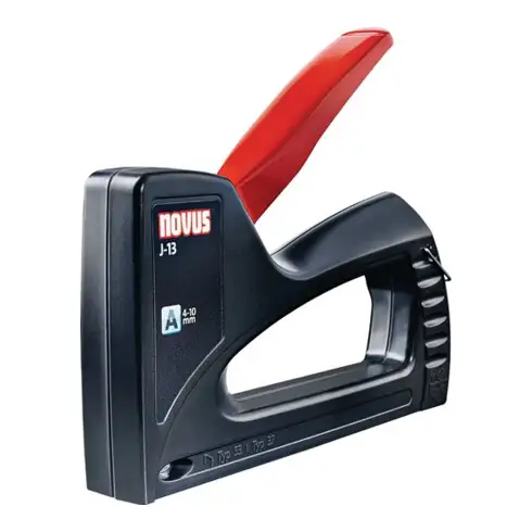 Agrafeuse à main J-13 worker p. A 4-10 mm verr.poignée fen.p.visualiser agrafes