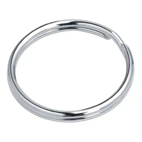 Anneaux de clés D. int. 13,4 mm D. ext. 16 mm acier nickelé