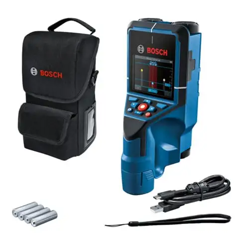 Appareil de localisation Wallscanner D-tect 200 C Bosch avec 4x piles LR6 1,5 V (AA)