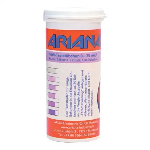 ARIANA Bâtonnets de test nitrite de rechange 100 pièces