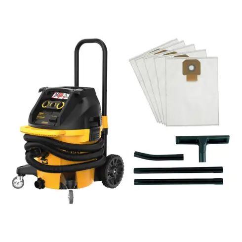 Aspirateur eau + poussière industriel DEWALT classe M avec DE7901
