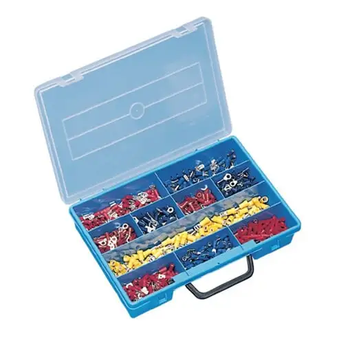 Assortiment de connecteurs 1000pces dans un coffret av.10 comp. connecteur