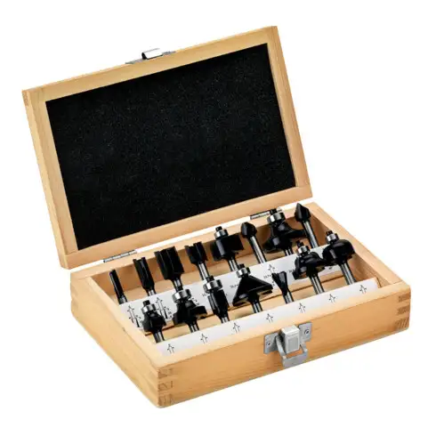 Assortiment de fraises Metabo SP, 6 mm, 15 pièce (635260000)