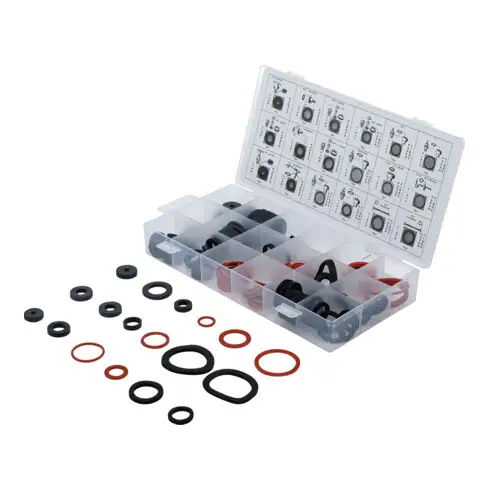 Assortiment de joints caoutchouc & fibre de verre 141 pièces BGS