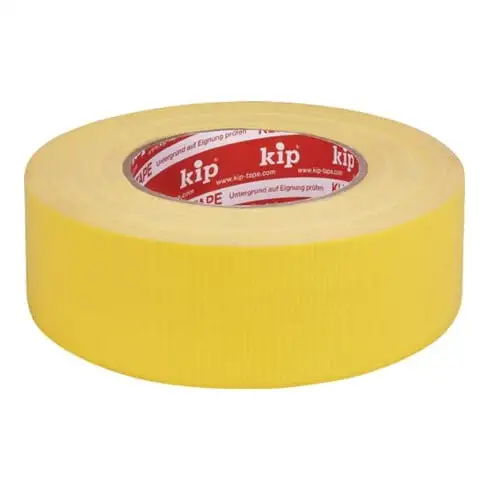 Bande en béton/en mur 358-44 jaune L. 50 m l. 44 mm Rouleau KIP