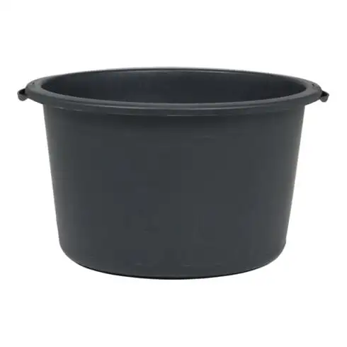 Bassine à mortier 40 l sans anse noir