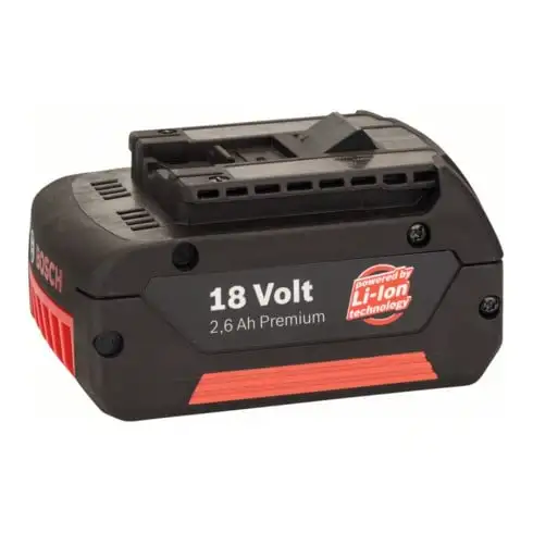 Batterie enfichable Bosch 18V Standard Duty (SD) 2,6 Ah Li-Ion GBA M-C