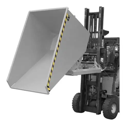 Bauer Südlohn bac à copeaux EXPO-E 1200, laqué, gris souris