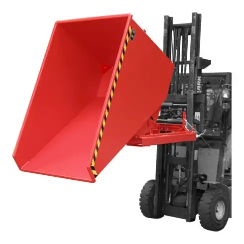 Bauer Südlohn Bac à copeaux EXPO-E 1200, laqué, rouge feu