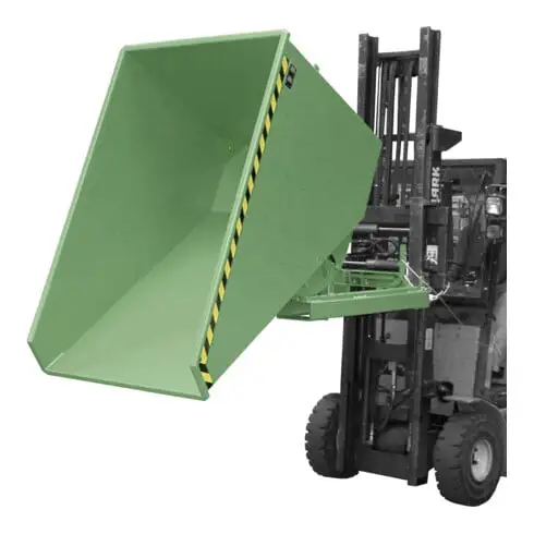 Bauer Südlohn Bac à copeaux EXPO-E 1200, laqué, vert réséda