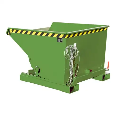 Bauer Südlohn Bac à copeaux EXPO-E 600, laqué, vert réséda