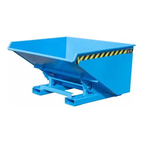 Bauer Südlohn Bac à copeaux EXPO-E 900, laqué, bleu clair