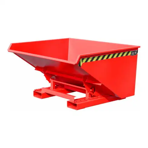 Bauer Südlohn Bac à copeaux EXPO-E 900, laqué, rouge feu