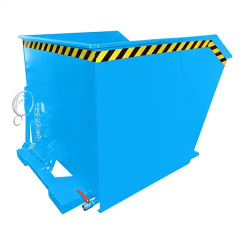 Bauer Südlohn Bac à copeaux GU-E 1000, laqué, bleu clair