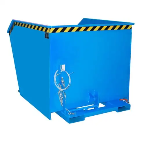 Bauer Südlohn Bac à copeaux GU-E 1500, laqué, bleu clair