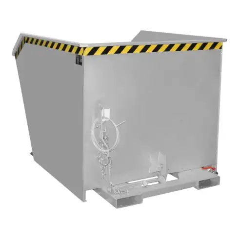 Bauer Südlohn bac à copeaux GU-E 1500, laqué, gris souris