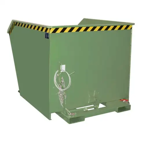 Bauer Südlohn bac à copeaux GU-E 1500, laqué, vert réséda