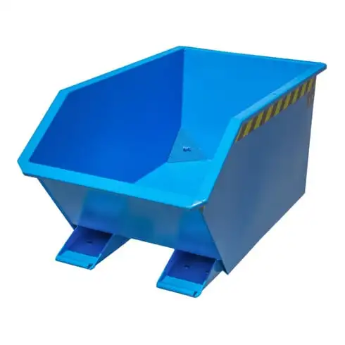 Bauer Südlohn Bac à copeaux GU-E 300, laqué, bleu clair