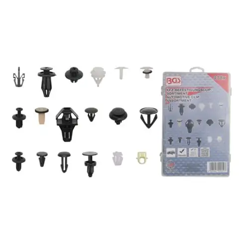BGS Assortiment de clips de fixation automobiles pour Honda 418 pièces