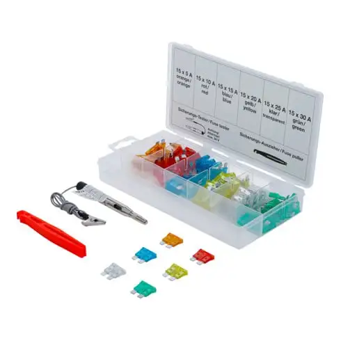 BGS Assortiment de fusibles standard 92 pièces