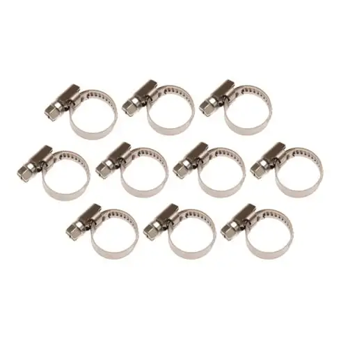 BGS Colliers inoxydable 10 x 16 mm 10 pièces