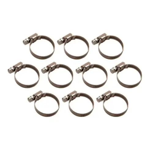 BGS Colliers inoxydable 25 x 40 mm 10 pièces