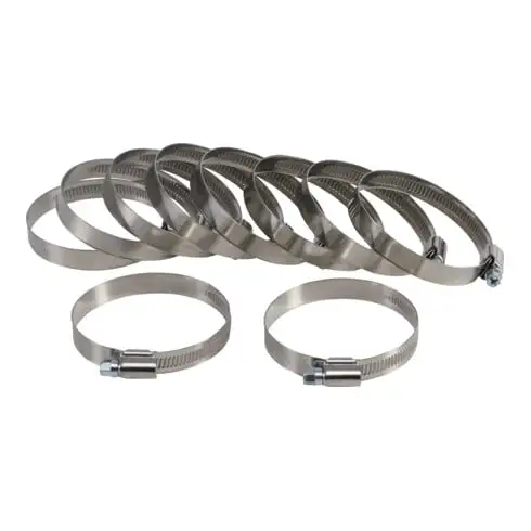 BGS Colliers inoxydable 50 x 70 mm 10 pièces