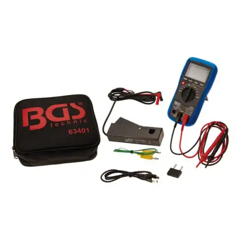 BGS Multimètre numérique automobile avec interface USB