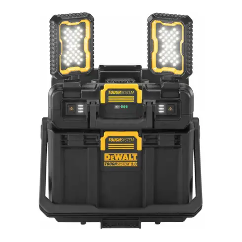 Boîte à outils ToughSystem DEWALT avec lampes