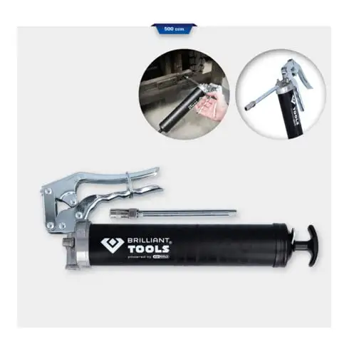 Brilliant Tools Pompe à graisse, 500 cm3