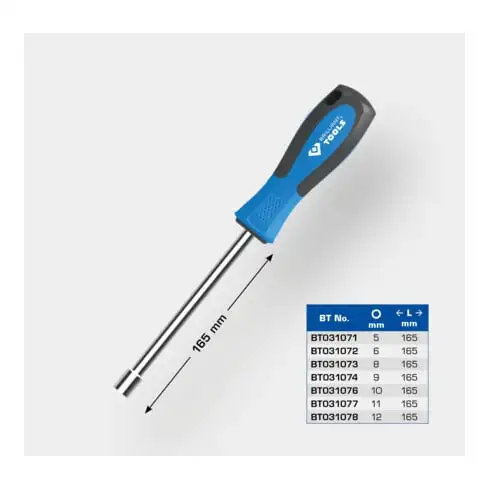 Brilliant Tools Tournevis à douilles 6 x 165 mm