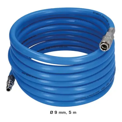 Brilliant Tools Tuyau à air comprimé Ø 9 mm, 5 mètres
