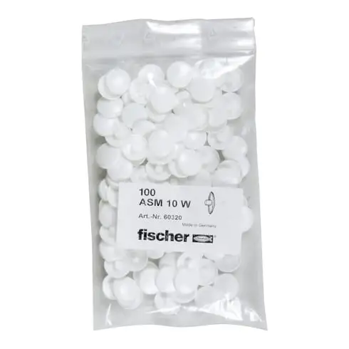 Capuchon ASM 10 W blanc fischer