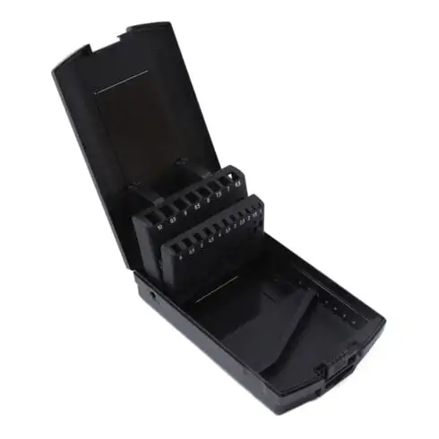 Cassette vide STIER pour forets DIN 338, 1-10 mm, 19 pièces