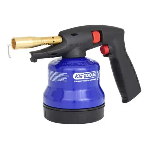 Chalumeau propane avec piezo, bleu