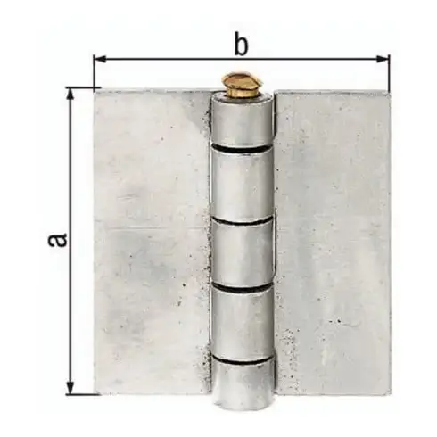 Charnière 60x55mm STA brute 2,5mm GAH