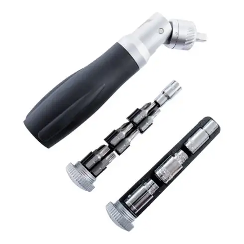 Cliquet combiné 1/4" avec douilles et embouts dans une pochette STIER, 21 pièces